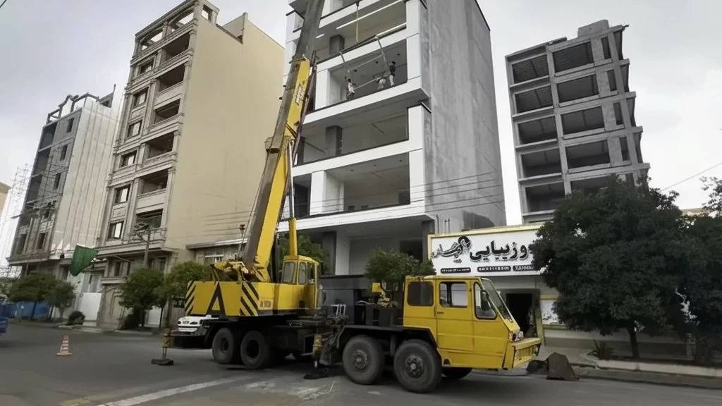 کرایه جرثقیل سبک و سنگین (۵ تا ۵۰ تن و بالاتر)